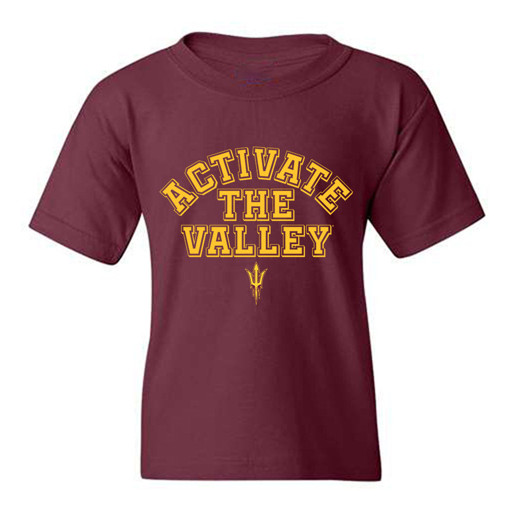 Arizona State - NCAA Football : Luke Baklenko - Activate The Valley Youth T-Shirt-0