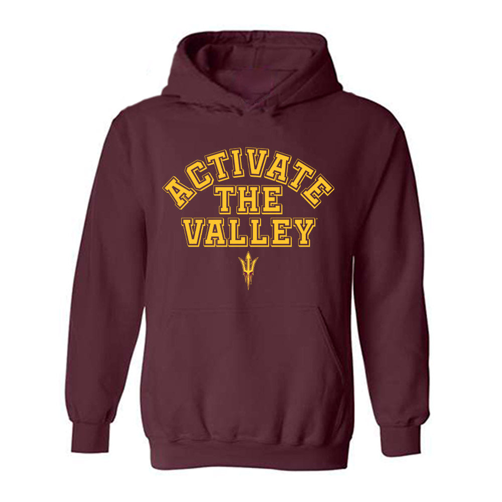 Arizona State - NCAA Football : Reed Harris - Activate The Valley Hooded Sweatshirt-0
