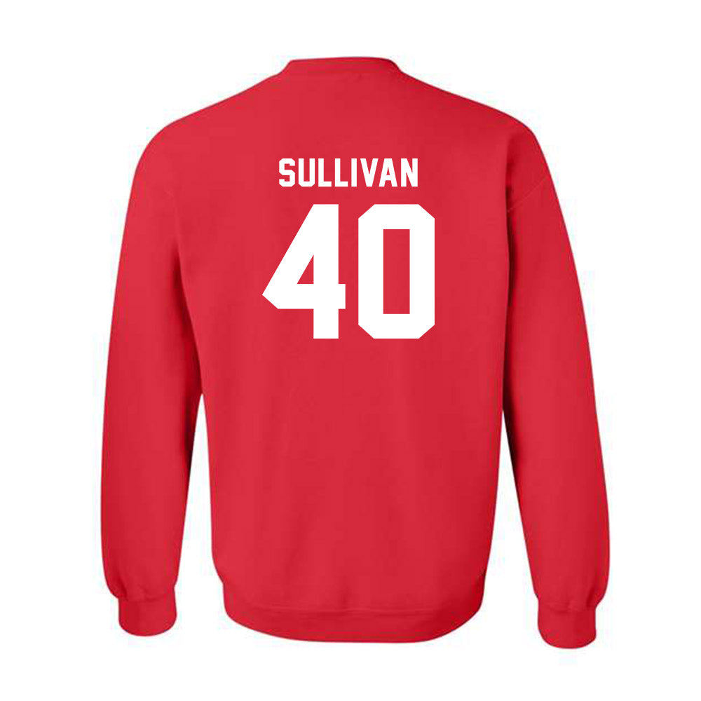 BU - NCAA Men's Lacrosse : Ford Sullivan - Classic Shersey Crewneck Sweatshirt-1
