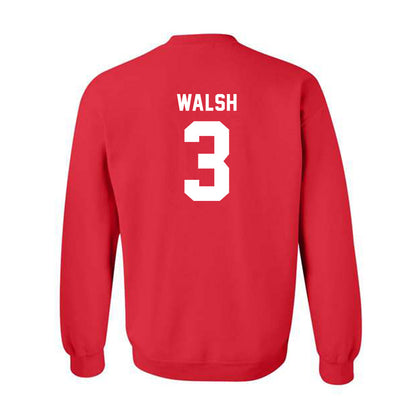 BU - NCAA Softball : Libby Walsh - Classic Shersey Crewneck Sweatshirt-1