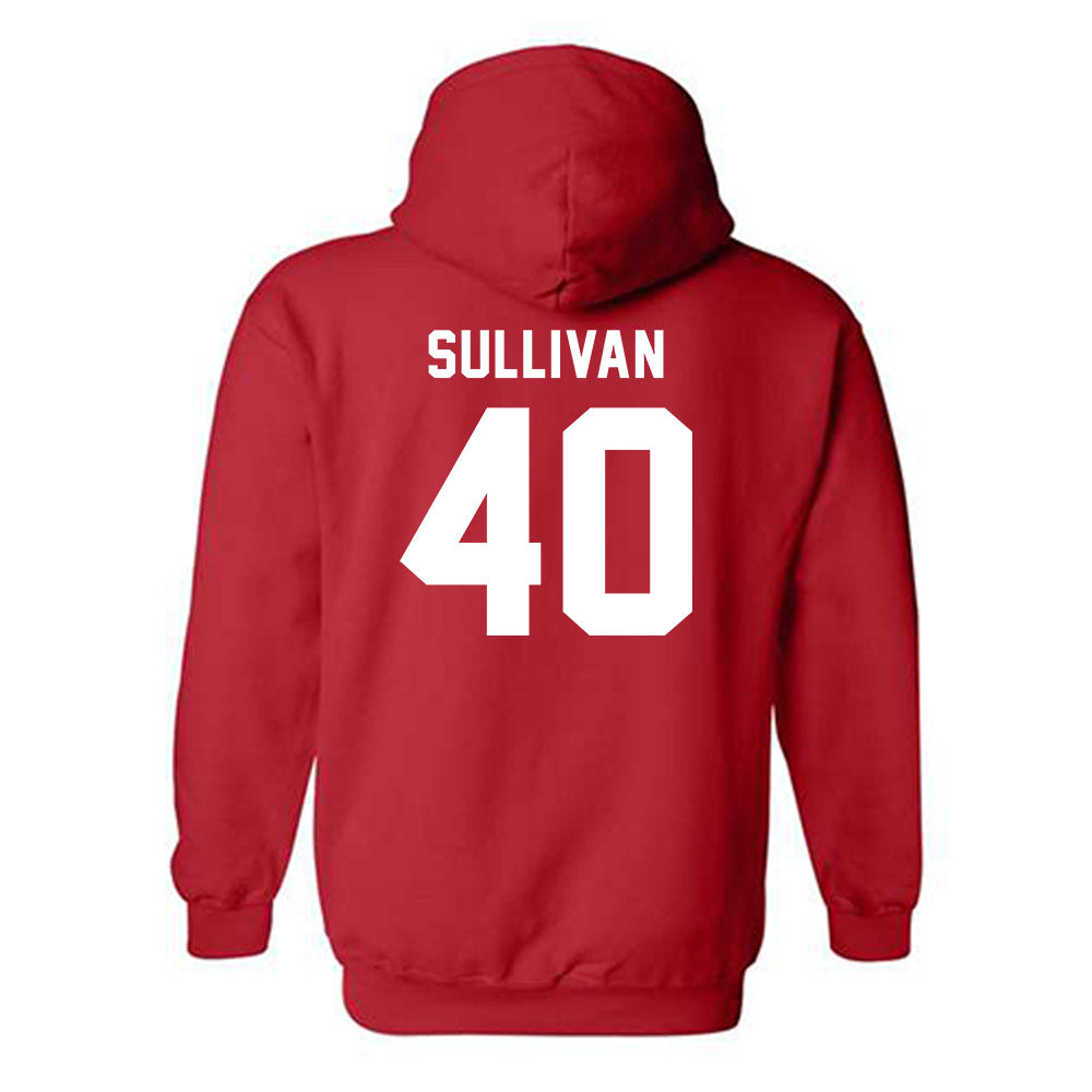 BU - NCAA Men's Lacrosse : Ford Sullivan - Classic Shersey Hooded Sweatshirt-1