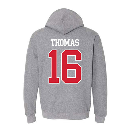 BU - NCAA Women's Soccer : Rhianna Thomas - Classic Shersey Hooded Sweatshirt-1