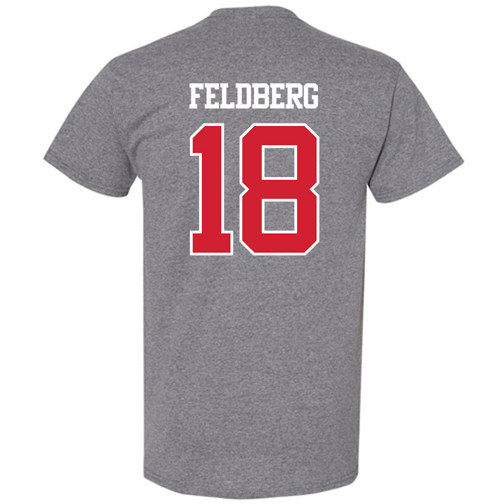 BU - NCAA Men's Ice Hockey : Jay Feldberg - Classic Shersey T-Shirt-1
