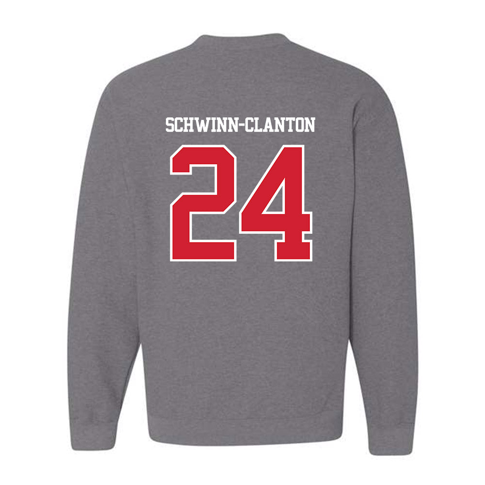 BU - NCAA Women's Soccer : Ariana Schwinn-Clanton - Classic Shersey Crewneck Sweatshirt-1