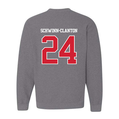 BU - NCAA Women's Soccer : Ariana Schwinn-Clanton - Classic Shersey Crewneck Sweatshirt-1