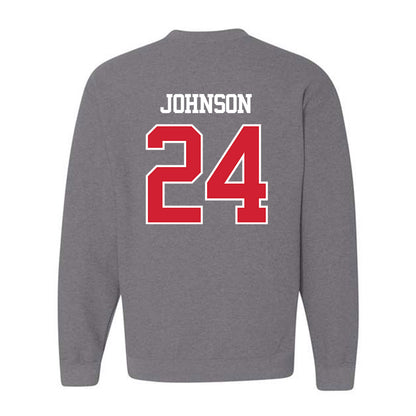 BU - NCAA Softball : Ava Johnson - Classic Shersey Crewneck Sweatshirt-1
