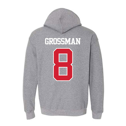 BU - NCAA Men's Soccer : Jack Grossman - Classic Shersey Hooded Sweatshirt-1