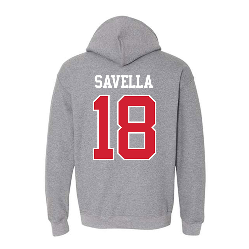 BU - NCAA Women's Soccer : Gianna Savella - Classic Shersey Hooded Sweatshirt-1