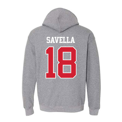 BU - NCAA Women's Soccer : Gianna Savella - Classic Shersey Hooded Sweatshirt-1