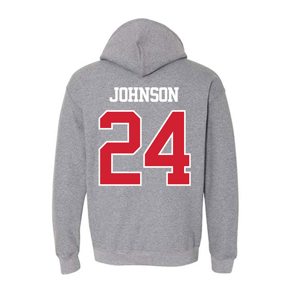 BU - NCAA Softball : Ava Johnson - Classic Shersey Hooded Sweatshirt-1