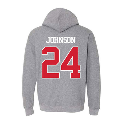 BU - NCAA Softball : Ava Johnson - Classic Shersey Hooded Sweatshirt-1