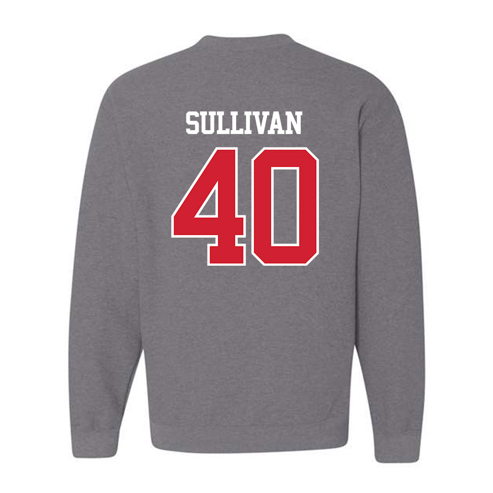 BU - NCAA Men's Lacrosse : Ford Sullivan - Classic Shersey Crewneck Sweatshirt-1