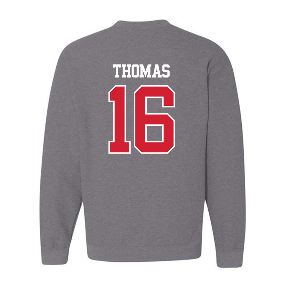 BU - NCAA Women's Soccer : Rhianna Thomas - Classic Shersey Crewneck Sweatshirt-1