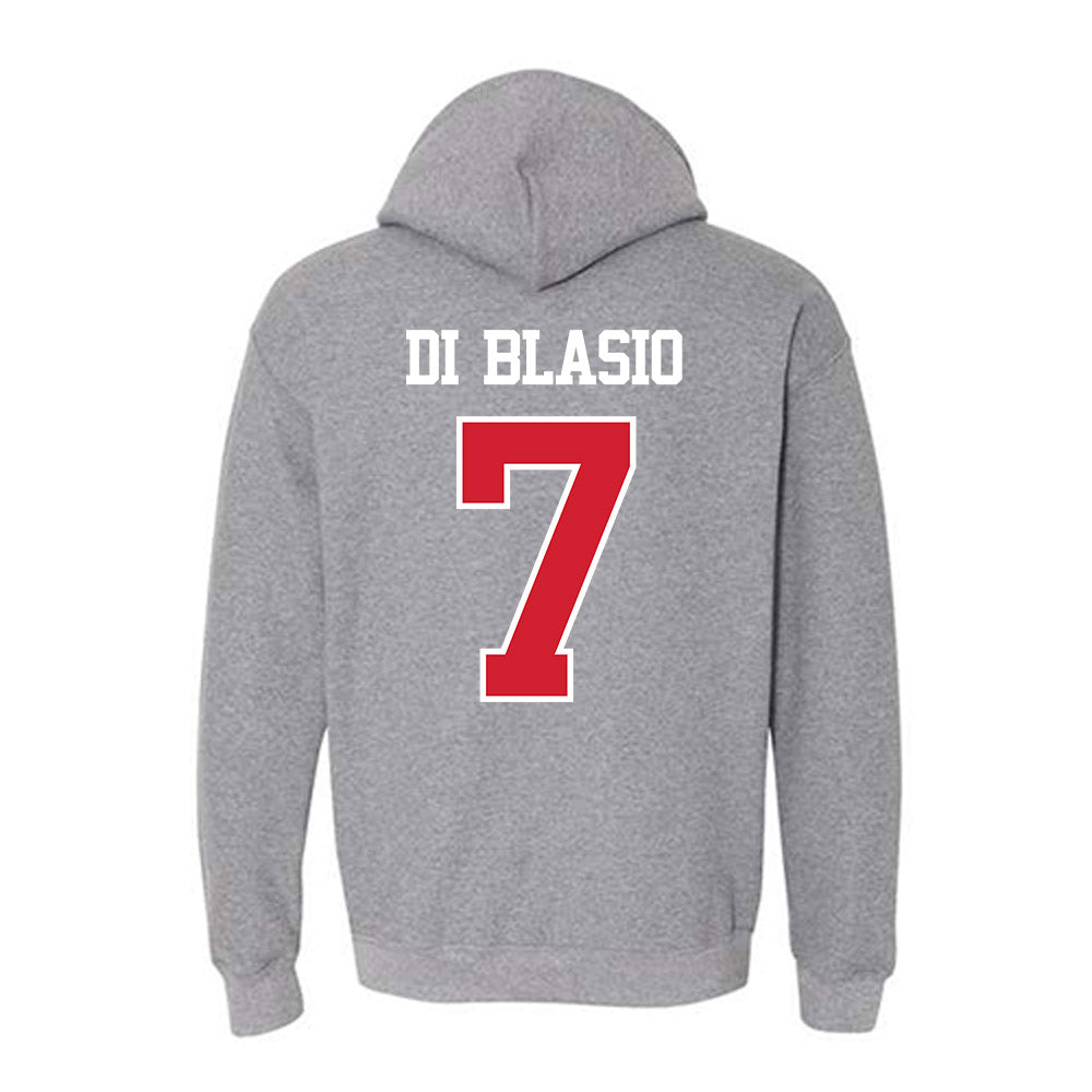 BU - NCAA Men's Soccer : Andrea Di Blasio - Classic Shersey Hooded Sweatshirt-1