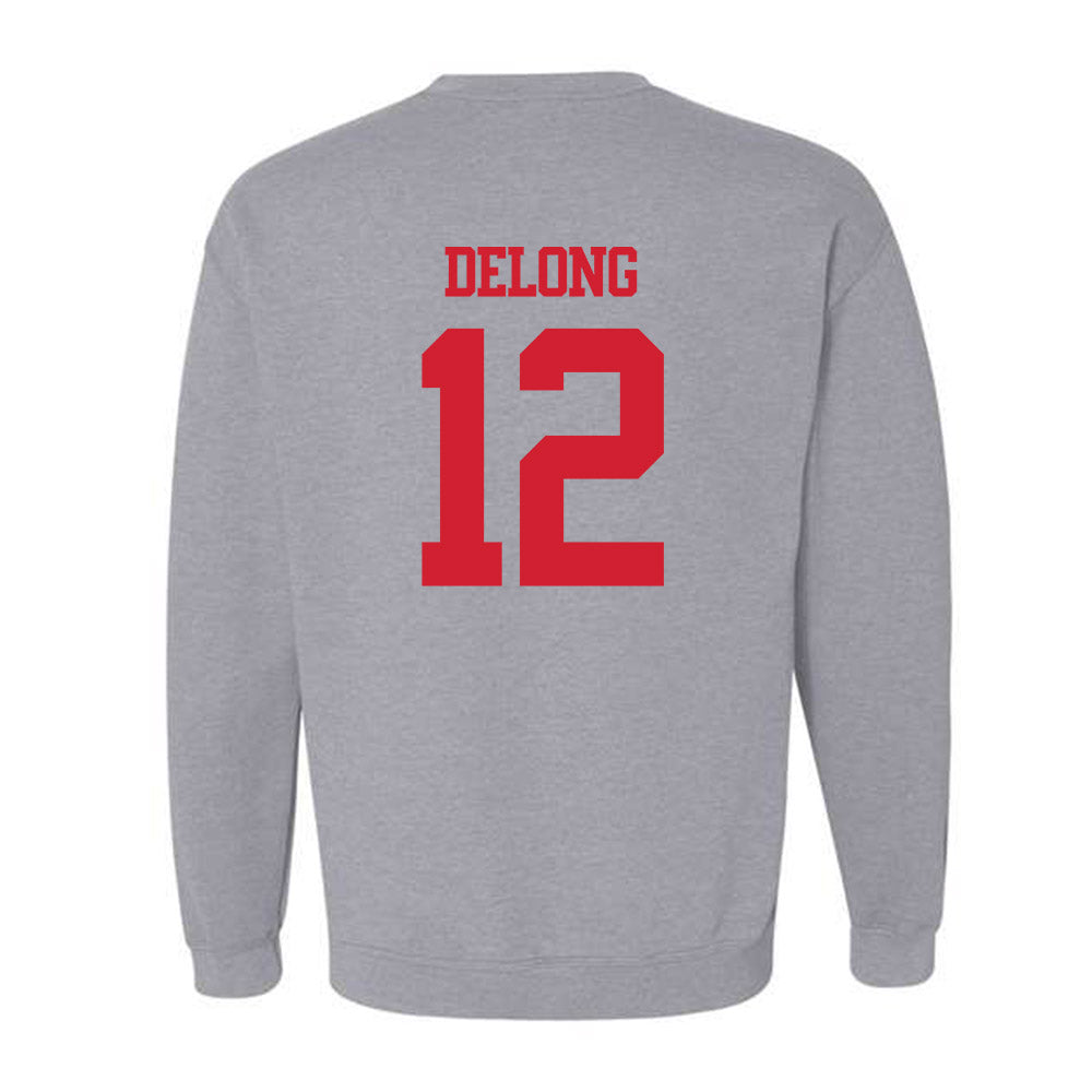 BU - NCAA Softball : Olivia DeLong - Classic Shersey Crewneck Sweatshirt-1