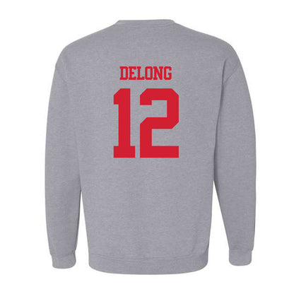 BU - NCAA Softball : Olivia DeLong - Classic Shersey Crewneck Sweatshirt-1