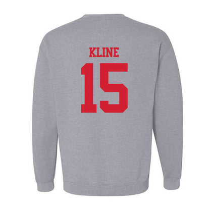 BU - NCAA Softball : Irys Kline - Classic Shersey Crewneck Sweatshirt-1