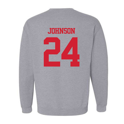 BU - NCAA Softball : Ava Johnson - Classic Shersey Crewneck Sweatshirt-1
