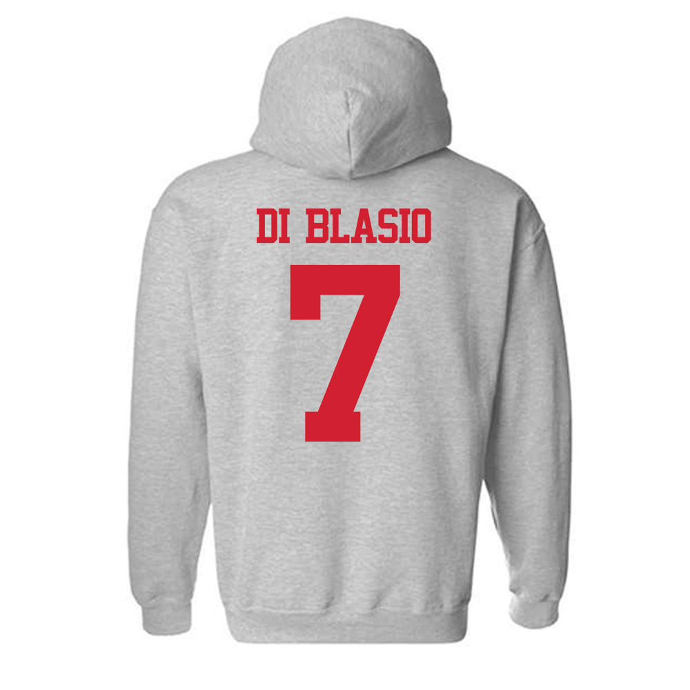 BU - NCAA Men's Soccer : Andrea Di Blasio - Classic Shersey Hooded Sweatshirt-1