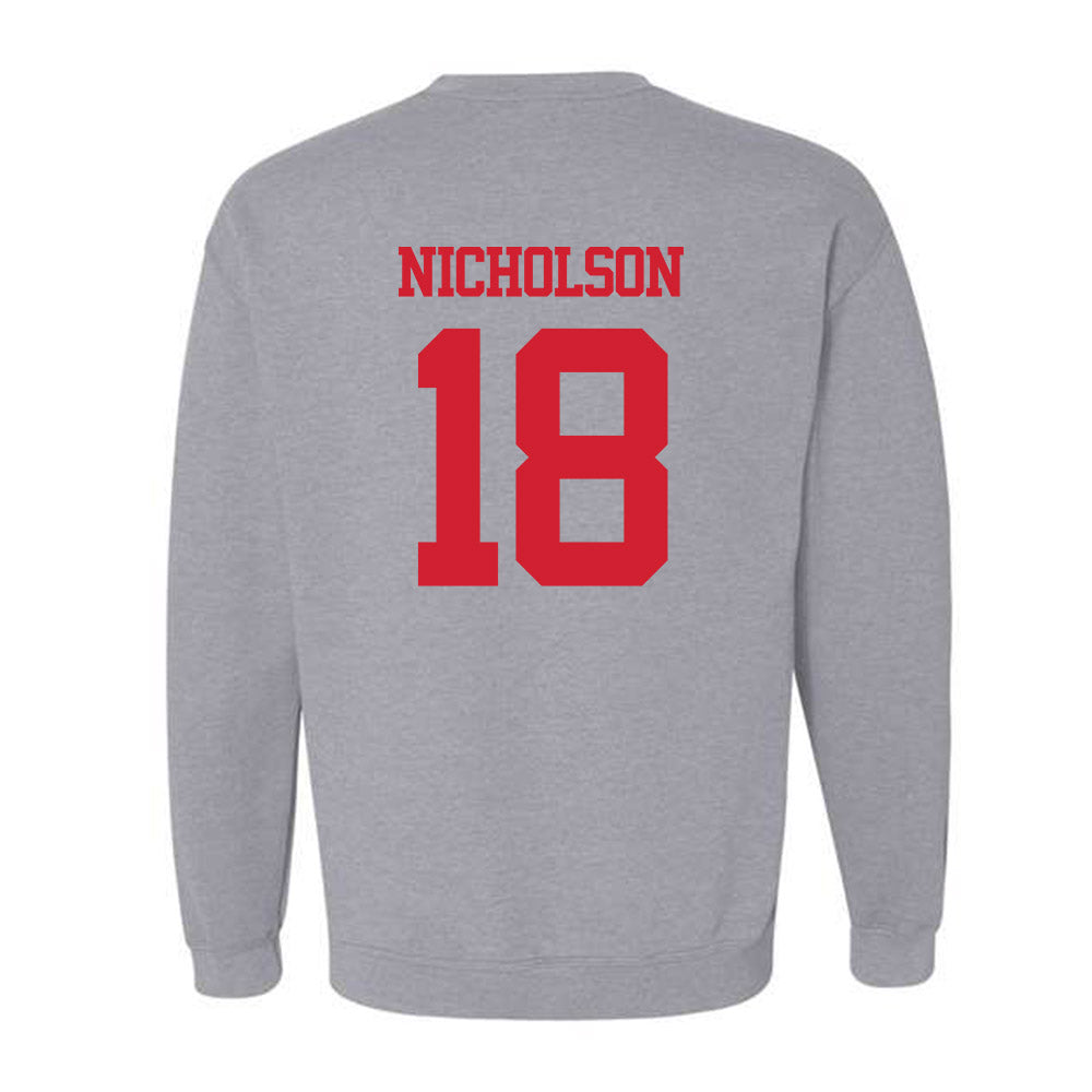 BU - NCAA Women's Ice Hockey : Neely Nicholson - Classic Shersey Crewneck Sweatshirt-1
