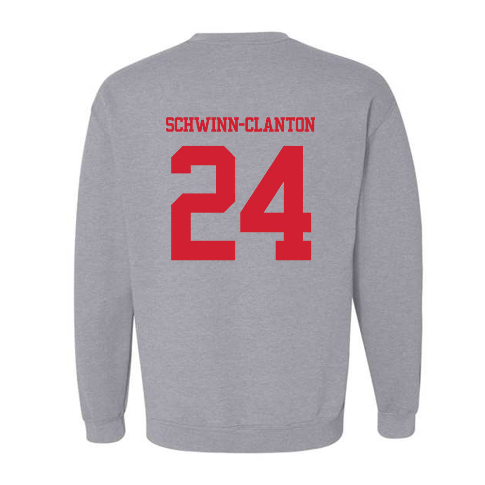 BU - NCAA Women's Soccer : Ariana Schwinn-Clanton - Classic Shersey Crewneck Sweatshirt-1