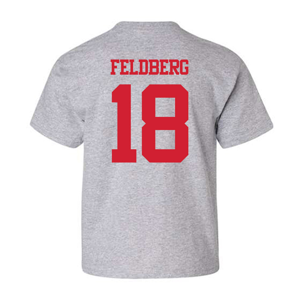 BU - NCAA Men's Ice Hockey : Jay Feldberg - Classic Shersey Youth T-Shirt-1