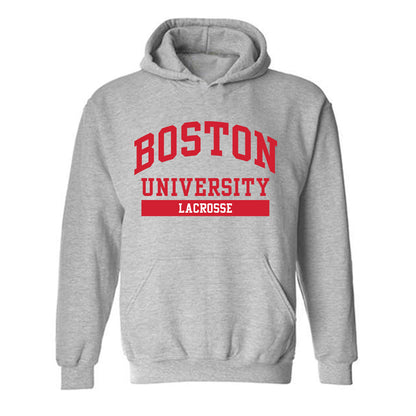 BU - NCAA Men's Lacrosse : Sam Burns - Classic Shersey Hooded Sweatshirt-0