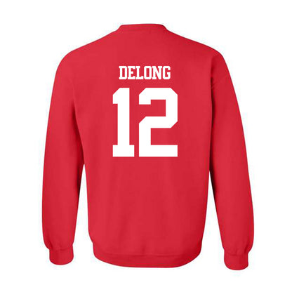 BU - NCAA Softball : Olivia DeLong - Classic Shersey Crewneck Sweatshirt-1