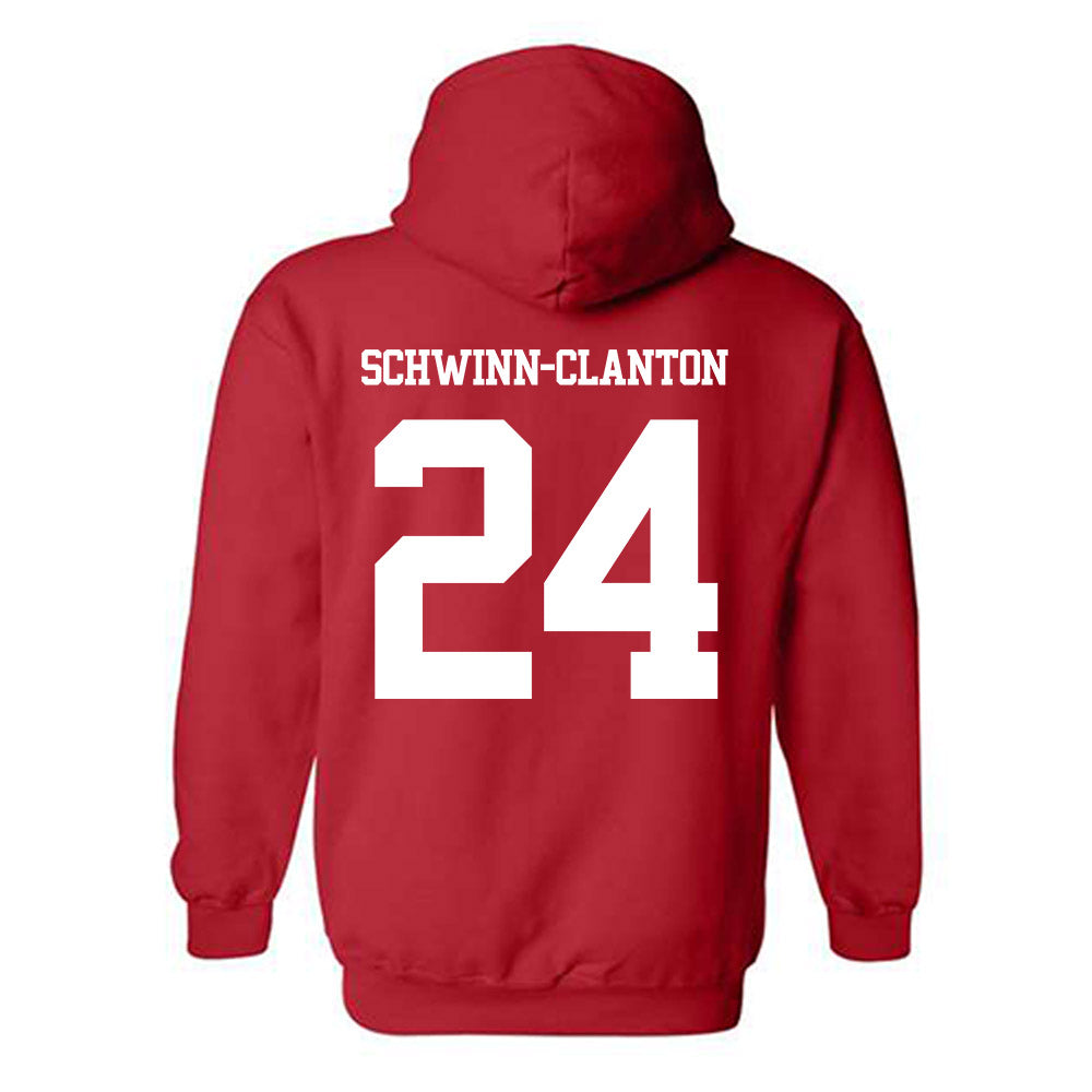 BU - NCAA Women's Soccer : Ariana Schwinn-Clanton - Classic Shersey Hooded Sweatshirt-1