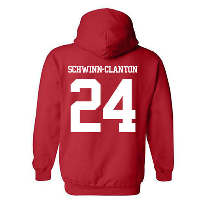 BU - NCAA Women's Soccer : Ariana Schwinn-Clanton - Classic Shersey Hooded Sweatshirt-1