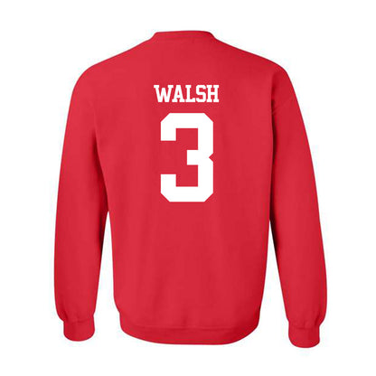 BU - NCAA Softball : Libby Walsh - Classic Shersey Crewneck Sweatshirt-1