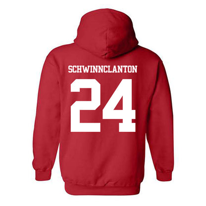 BU - NCAA Women's Soccer : Ariana SchwinnClanton - Classic Shersey Hooded Sweatshirt-1
