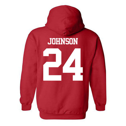 BU - NCAA Softball : Ava Johnson - Classic Shersey Hooded Sweatshirt-1