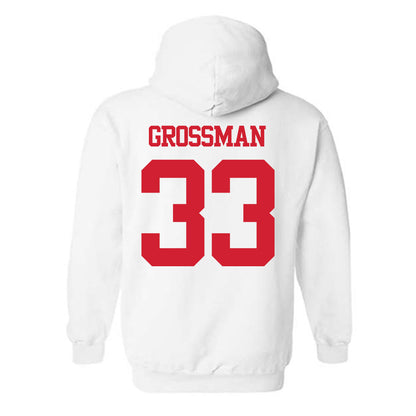 BU - NCAA Men's Soccer : Jack Grossman - Classic Shersey Hooded Sweatshirt-1