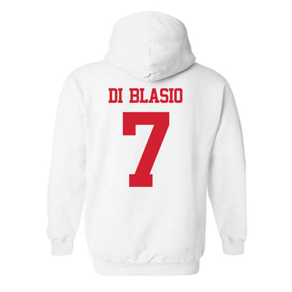 BU - NCAA Men's Soccer : Andrea Di Blasio - Classic Shersey Hooded Sweatshirt-1