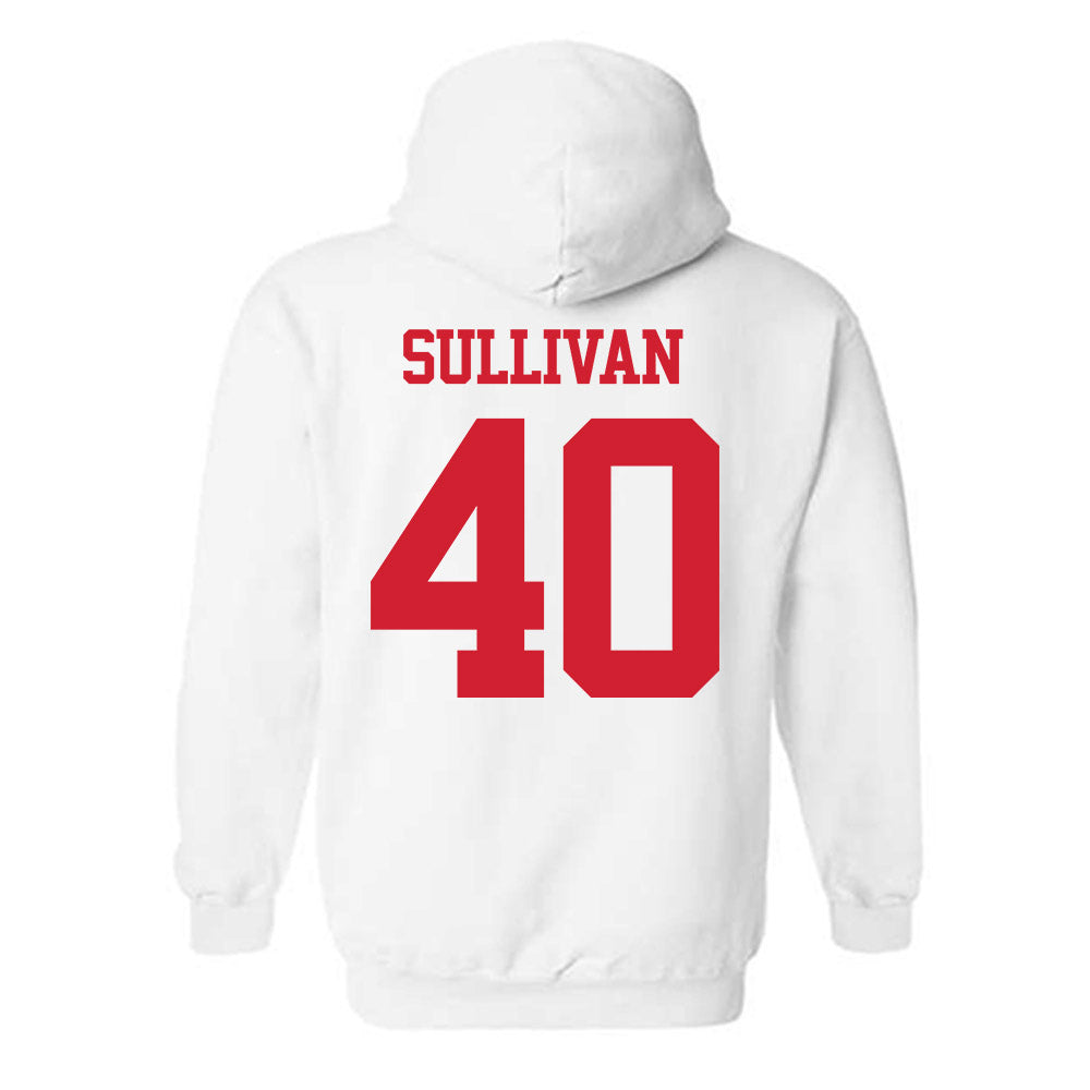 BU - NCAA Men's Lacrosse : Ford Sullivan - Classic Shersey Hooded Sweatshirt-1