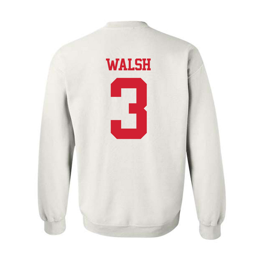 BU - NCAA Softball : Libby Walsh - Classic Shersey Crewneck Sweatshirt-1