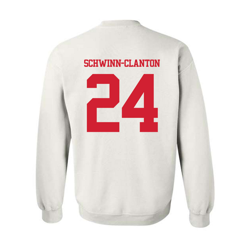 BU - NCAA Women's Soccer : Ariana Schwinn-Clanton - Classic Shersey Crewneck Sweatshirt-1