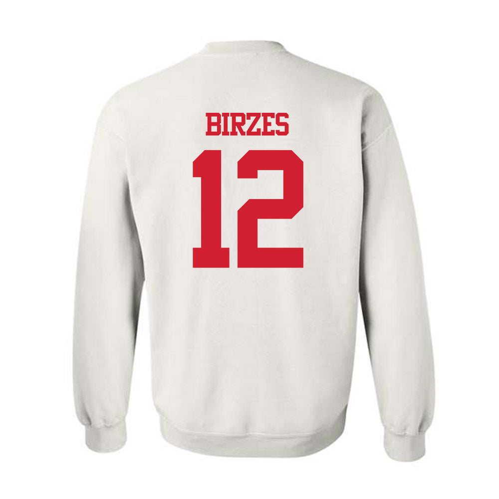 BU - NCAA Women's Lacrosse : Lydia Birzes - Classic Shersey Crewneck Sweatshirt-1