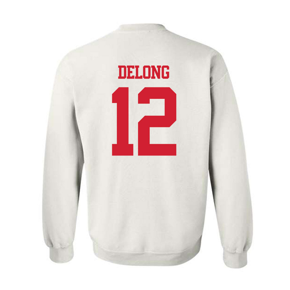 BU - NCAA Softball : Olivia DeLong - Classic Shersey Crewneck Sweatshirt-1