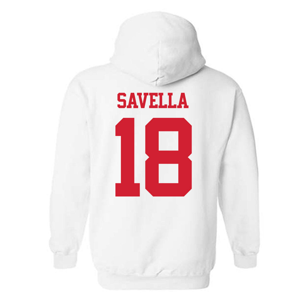BU - NCAA Women's Soccer : Gianna Savella - Classic Shersey Hooded Sweatshirt-1