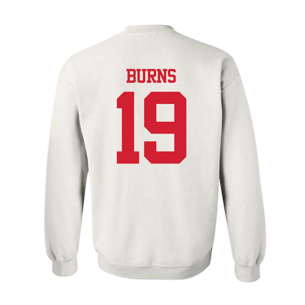 BU - NCAA Men's Lacrosse : Sam Burns - Classic Shersey Crewneck Sweatshirt-1