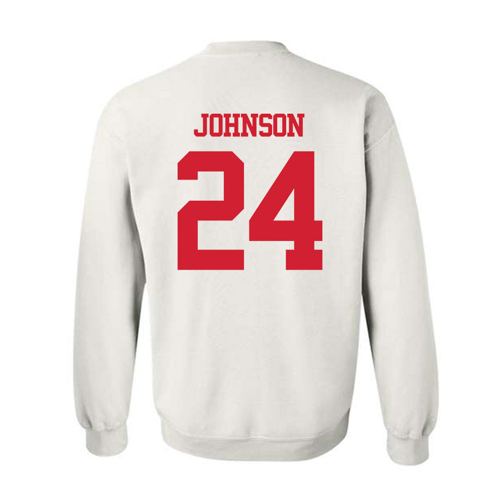 BU - NCAA Softball : Ava Johnson - Classic Shersey Crewneck Sweatshirt-1