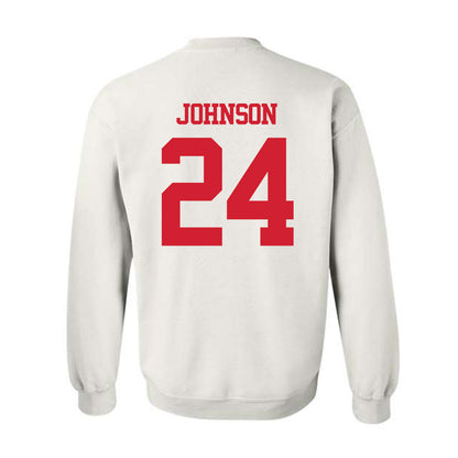 BU - NCAA Softball : Ava Johnson - Classic Shersey Crewneck Sweatshirt-1