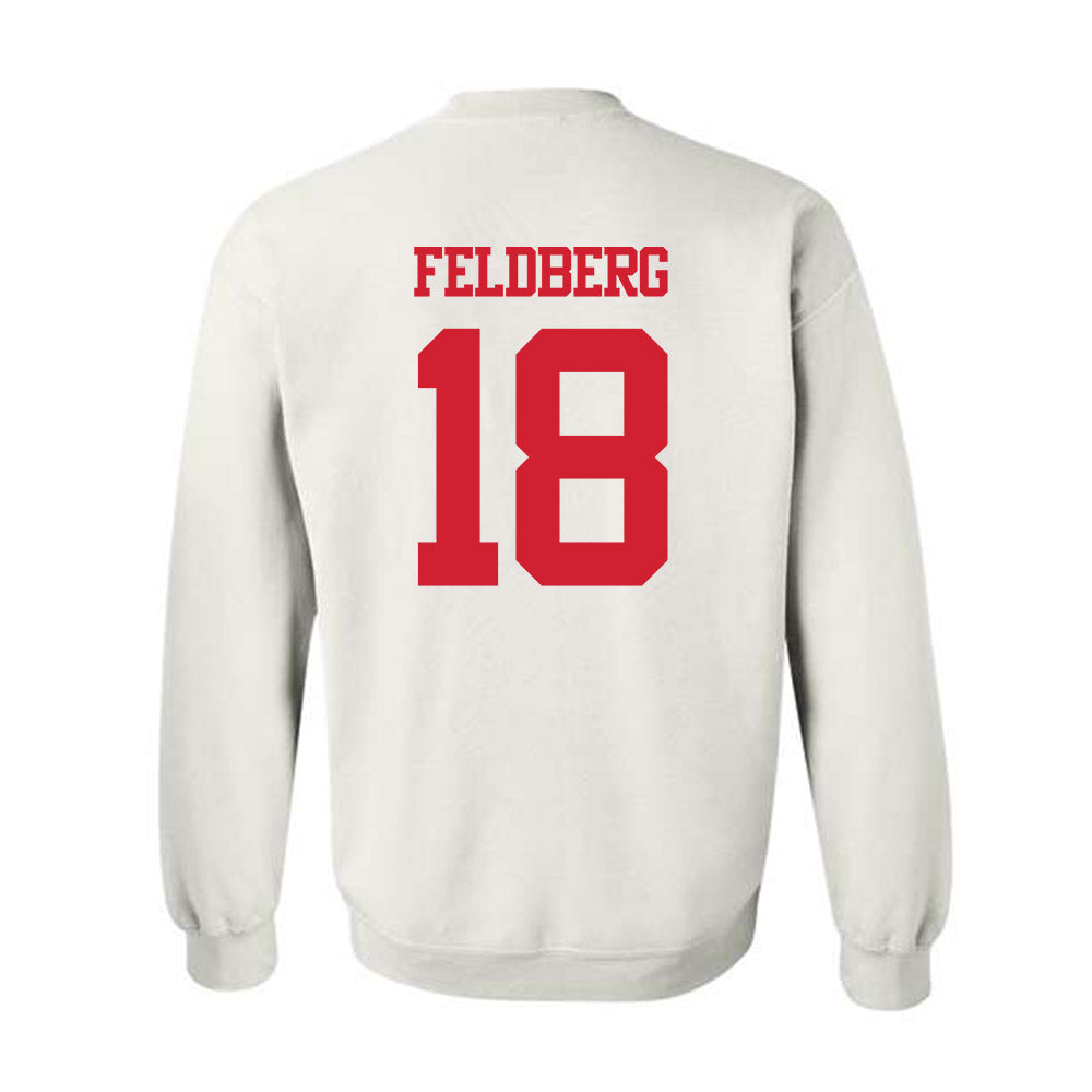 BU - NCAA Men's Ice Hockey : Jay Feldberg - Classic Shersey Crewneck Sweatshirt-1
