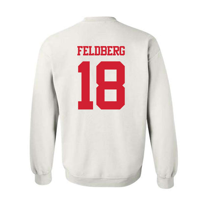 BU - NCAA Men's Ice Hockey : Jay Feldberg - Classic Shersey Crewneck Sweatshirt-1