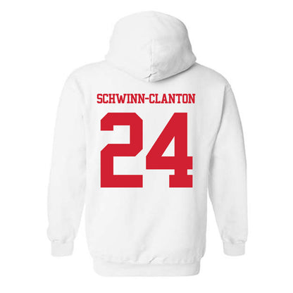 BU - NCAA Women's Soccer : Ariana Schwinn-Clanton - Classic Shersey Hooded Sweatshirt-1
