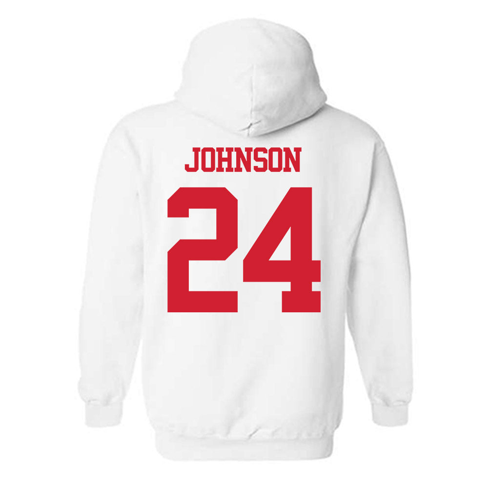 BU - NCAA Softball : Ava Johnson - Classic Shersey Hooded Sweatshirt-1