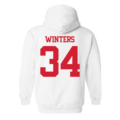 BU - NCAA Men's Lacrosse : Ryan Winters - Classic Shersey Hooded Sweatshirt-1