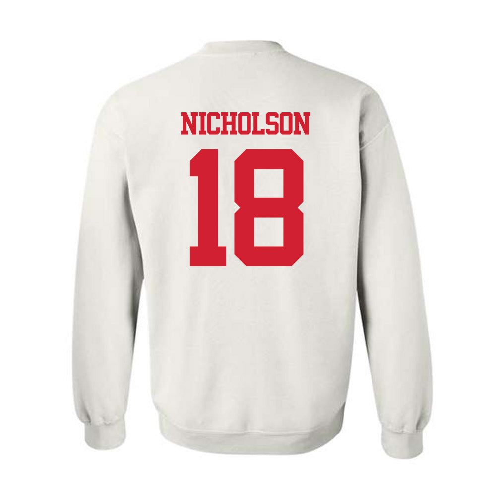 BU - NCAA Women's Ice Hockey : Neely Nicholson - Classic Shersey Crewneck Sweatshirt-1